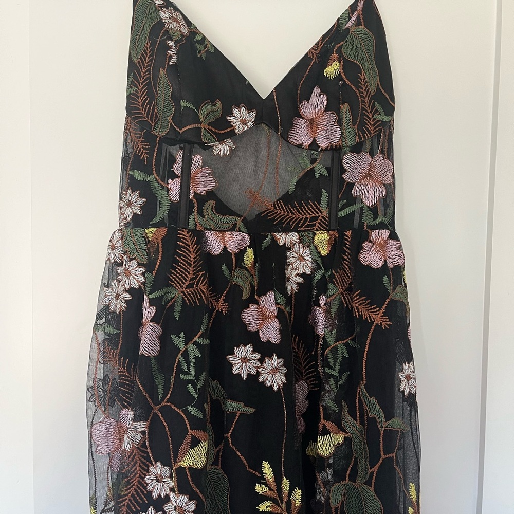 Embroidered Floral Dress